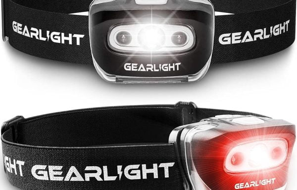 GearLight 2Pack LED Headlamp –  Head Lamps with Adjustable Headband