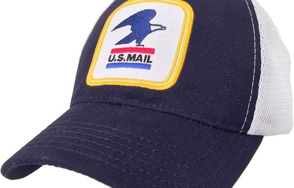 USPS U.S. Mail Eagle Trucker Style Hat (Navy/White)