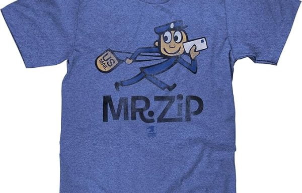 U.S. Mail Mr. Zip T-Shirt – Retro USPS Cartoon Mascot Shirt