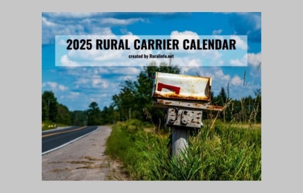 2025 Rural Carrier Calendar