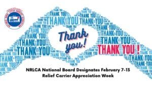 Relief Carrier Appreciation Week is February 7-13, 2026