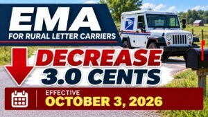 EMA to Decrease 3.0 Cents Effective October 3, 2026 (Pay Period 22)