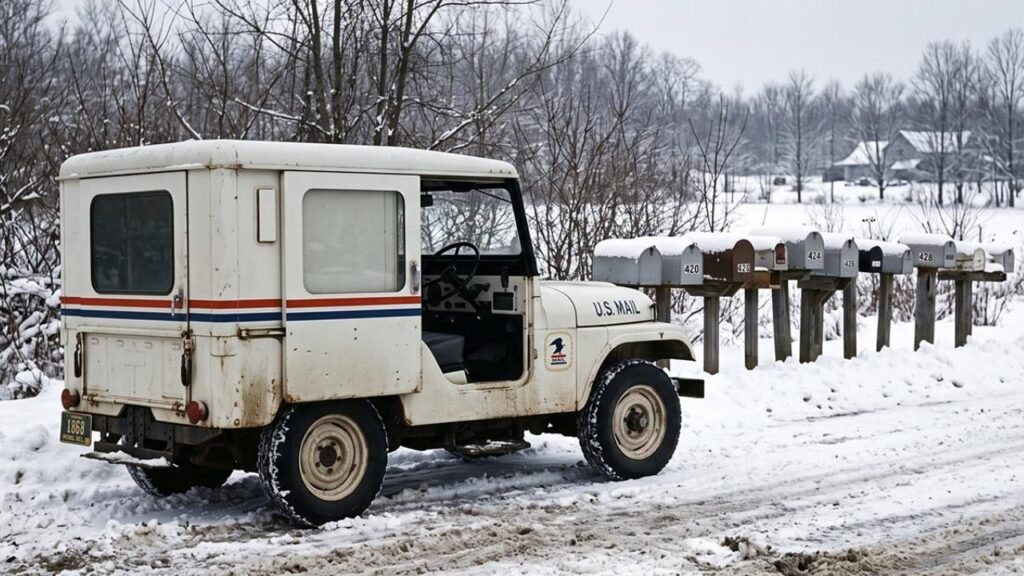 right-hand-drive-jeep-dj-postal-vehicle-snow